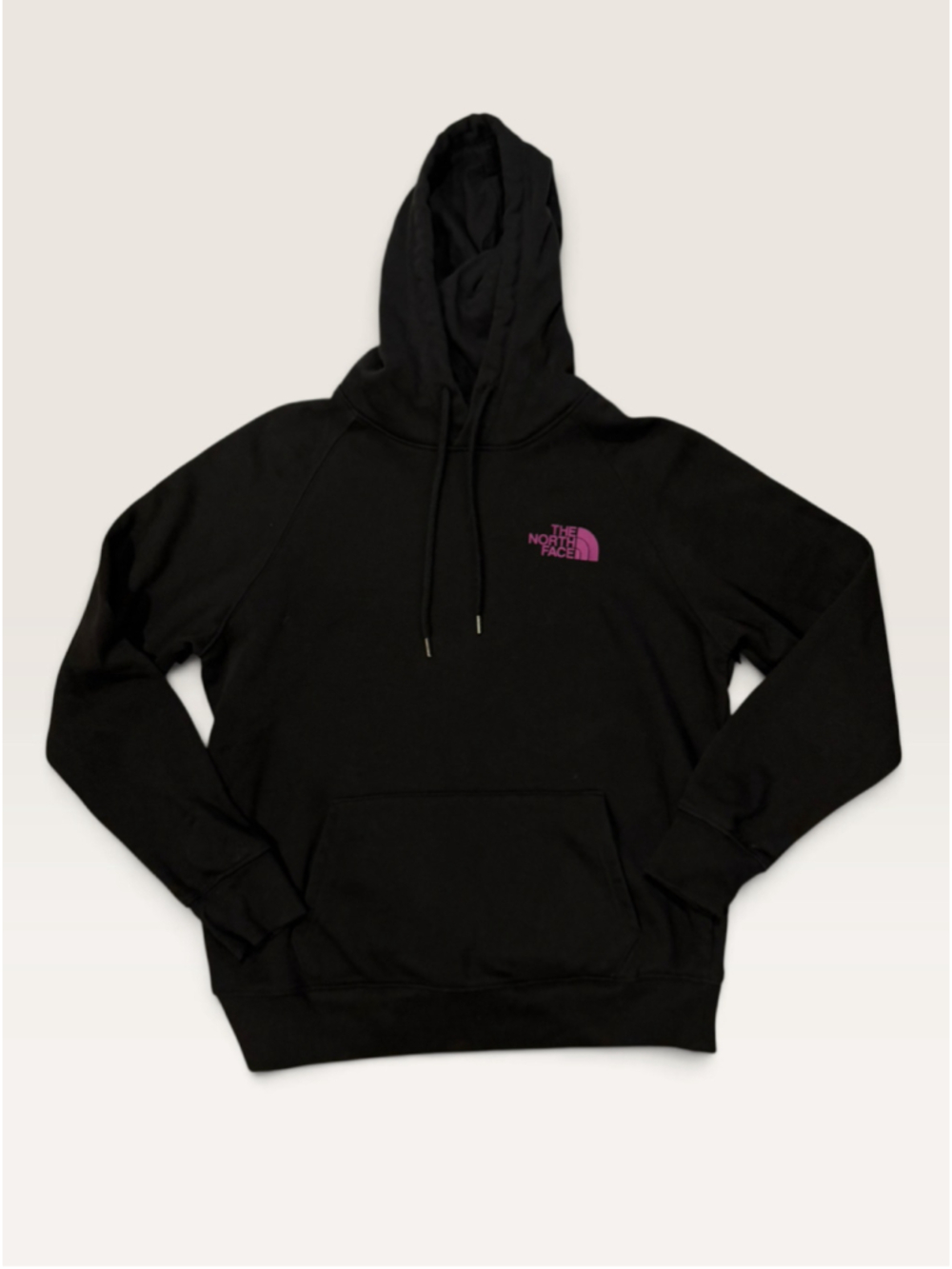 The North Face Women's Hoodie Sweatshirt Size M Black Pink